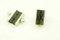 BB SUPPLY Set of 4 Bicycle Brake Pads, Old Style 40mm, Steel Holder with M6 Bolt, Cross Pattern Rubber Blocks, Black or Gray, Suitable for Raleigh Caprice, Chopper Era & Caliper Brake Bikes