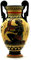Vaso Anfora Dea Diana Artemis & Athena Antica Ceramica Greca