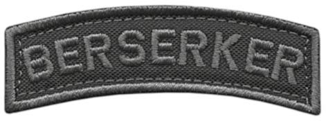 Berserker Schulter Abzeichen Viking Norse Icelandic Heathen Army Military Morale Tactical Fastener Patch Patches Klett