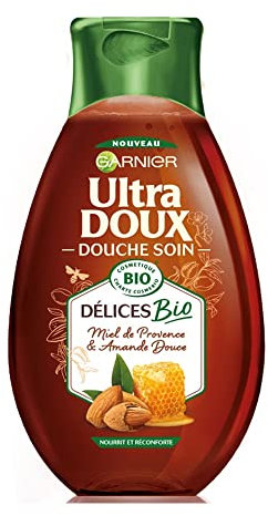 Garnier Gel douche bio miel amande - La flacon de 250ml