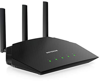 NETGEAR Router WiFi 6 de 4 flujos (R6700AX) - Velocidad inalámbrica AX1800 (hasta 1,8 Gbps) | Cobertura de hasta 1.500 sq. Pies, 20 Dispositivos