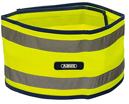 ABUS Reflektorband Lumino Reflex Wrap - Flexibles Rucksackband für bessere Sichtbarkeit beim Radfahren, Wandern, auf dem Schulweg - Gelb