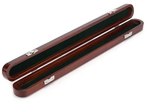 FOLOSAFENAR Dirigent Taktstock Box,Spielführerstange Holz Schutz Aufbewahrungskoffer,Handgefertigte Orchester Dirigieren Taktstock Aufbewahrungsbox,mit 2 Schnallen,zum Aufbewahren,Schutz(#2)