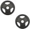Chase Fitness TRI-GRIP Cast Iron 2 Olympic Disc Weight Plates 2.5KG - 20KG (7.5kg x 2)