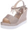 Elegante Donne Sandali Sandali Punta Aperta- Donna Spiaggia Estivi Taglie Forti Scarpe Da Ballo Donna Scarpe Donna Da Ballo Scarpe Da Cerimonia Donna Eleganti Sandali Donna Estive (Gold, 36)