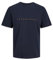 JACK & JONES Mens JJ T-Shirt Short Sleeve Dark Navy L