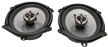 Estink 2Pcs 5x7 Inch Coaxial Car Speakers, 380W 4 Ohms, Car Stereo Audio System Quality Audio Door Speakers, Full Heat Dissipation, Suitable for All Car Audio Systems