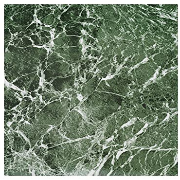 Nexus Self Adhesive Vinyl Floor Tiles, 20 Tiles - 12'' x 12'', Forest Marble Peel & Stick, DIY Flooring for Kitchen, Dining Room, Bedrooms Bathrooms by Achim Home Decor, Dark Green with White Vein