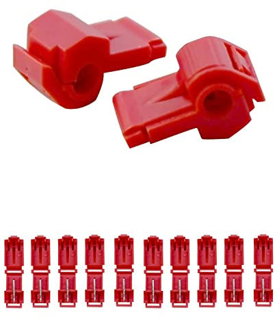 RASENFREUND - 10 Anschlussklemmen für Mähroboter Begrenzungskabel Ladestation - T-Abzweigverbinder Abzweigklemmen Stromdieb - Kompatibel mit z.B. Gardena, Husqvarna, Worx etc