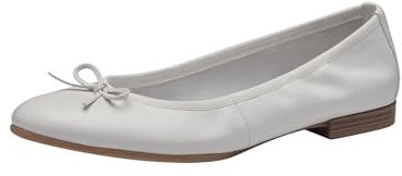 Tamaris Ballerina Damen Elegant weiß,EU 38