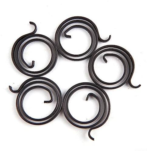 CNANRNANC 10Pcs 2.5 Drehen Türknopf Griff Feder Ersatz Torsionsfeder für Türschloss, Einfache Installation Türfeder, Fit Türknauf Feder