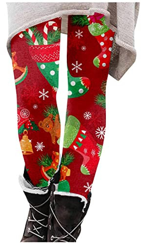 Hose Leggins Damen Frauen Plaid gedruckt Mode lässig Lange Hosen Slim Fit dehnbar hohe Taille Leggings Damen Hose Elegant Business (O, S)