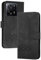 mvced Coque Compatible avec Xiaomi 13T/ 13T Pro,Anti-Choc Housse en Cuir Premium Flip Case Portefeuille Etui,Noir