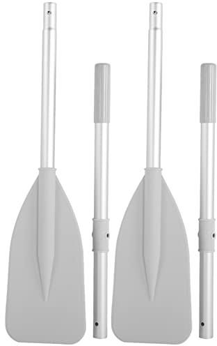 Cocoarm Aufblasbares Bootspaddel, Kajakpaddel, Ruder aus Aluminiumlegierung, 2 Stück, Paddel, Aufblasbare Beibootruder, Geeignet für Schlauchboote, Schlauchboote, Fischerboote und Kajaks