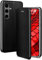 ONEFLOW Business Case für Samsung Galaxy S24 Handyhülle klappbar mit Standfunktion, Klapphülle Flipcase Cover Dünn, PU Leder Hülle mit Kartenfach, 360 Grad Schutzhülle, Schwarz