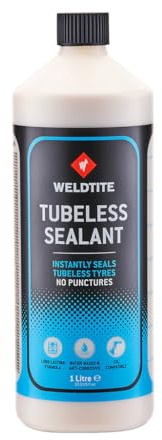 Ammaco Weldtite Bike Tubeless Tyre Sealant Bottle 1 Litre No Punctures Workshop Mechanics