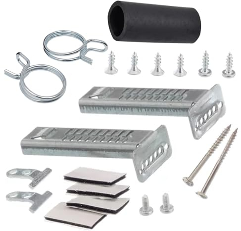 SPARES2GO Juego de montaje de puerta integrado para lavavajillas Siemens + abrazadera de extremo de manguera