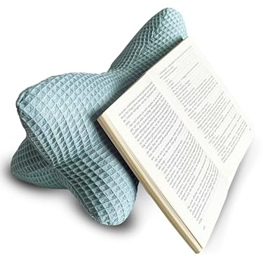 seakers Cojín para huesos de lectura, para adultos y niños, lavable y 100% cómodo, perfecto como cojín de lectura, cojín cervical o cojín cervical para relajarse y leer, verde menta