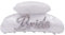 Pince à Cheveux Gros,Grandes Pinces à Cheveux de Mariée,Non Slip Griffe Clips,Grosse Pince Cheveux Femme,Hair Clip,Claw Clip,Pince Crabe Cheveux avec le logo Bride,Pour Cheveux Épais Et Fins (Blanc)