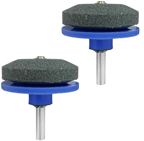 Lawn Mower Blade Sharpener - 2 Pack Blue Garden Tool Sharpeners
