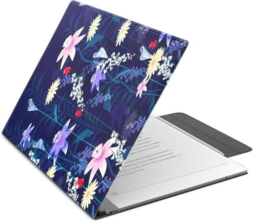 SSS-GRGB Magnetic Frameless Case for Remarkable 2 Paper Tablet - 10.3 2020 Released, Ultra-Thin PU Leather Book Folio Cover-Style Protective Case, With Magnetic Holder for ReMarkable 2 Pen (Purple)