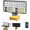 Compatible with Dewalt 18V Battery Cordless Work Light 38W 6000LM LED Flood Light 2 Modes Flashlight with Type C & USB Charging Ports and Low Voltage Protection