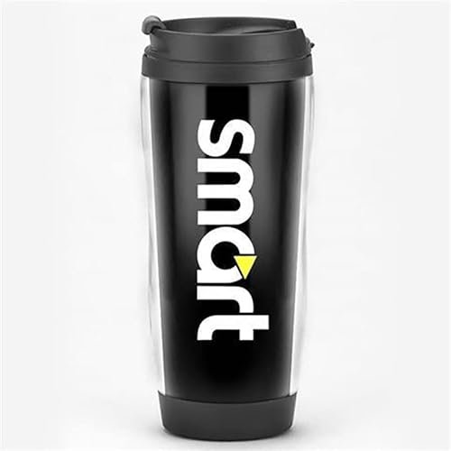 JHGFGFFVV Thermobecher, für Mercedes Benz Smart 450 451 453 Kaffeetasse Thermobecher für Unterwegs Umweltfreundlich tragbarer Thermobecher,B