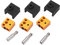 3D-Drucker-Silikonsocke, 3 Sets, Aluminium-Heizblock, Edelstahl-Hals für Ender 3, Ender 3 Pro, Ender 5, Ender 5 Pro, CR10, CR10S, S4, S5