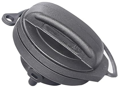 HLGFS Auto Tankdeckel für VW Sharan 2010-2015, ABS Kunststoff, Schwarz, Schnappverschluss, Van, ENGINE_COMPONENT_CAP