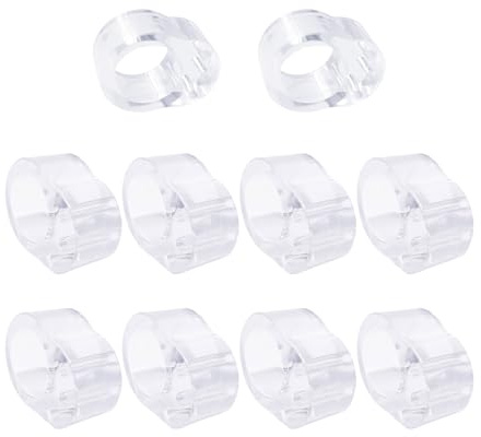 10 Stück Türgriffstoßstange, Pvc-Klarer Türpuffer, Türzubehör, Türschutz, Möbelzubehör