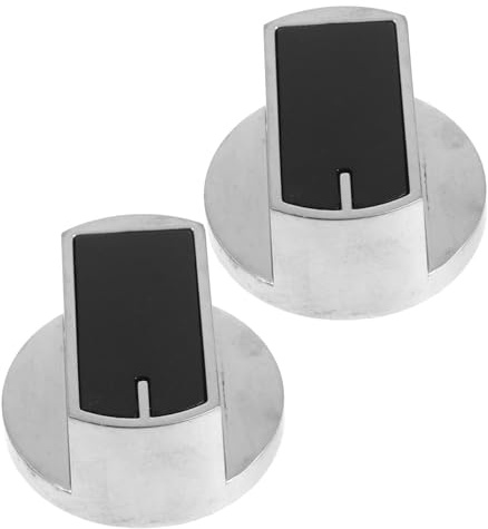 WHAMVOX 2pcs Replacement Knobs Hob Buttons Gas Cooker Control Knobs for Stove Oven Cooktop