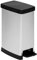 FIVE Simply Smart - Poubelle à Pédale Slim 40L Argent