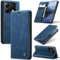 Azororo Coque pour Xiaomi Poco X6 5G Premium Housse Cuir Protection Pochette Rabat Portefeuille Flip Case Porte Magnétique Coque Étui pour Xiaomi Poco X6, Bleu