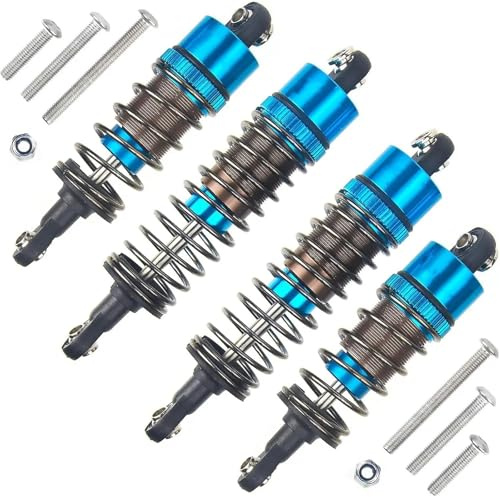 Federbeine Stoßdämpfer hinten 1/10 RC Öl Stoßdämpfer Für Hyper Gehen Off-Road Auto Upgrade Ersatz Kit(Blau)