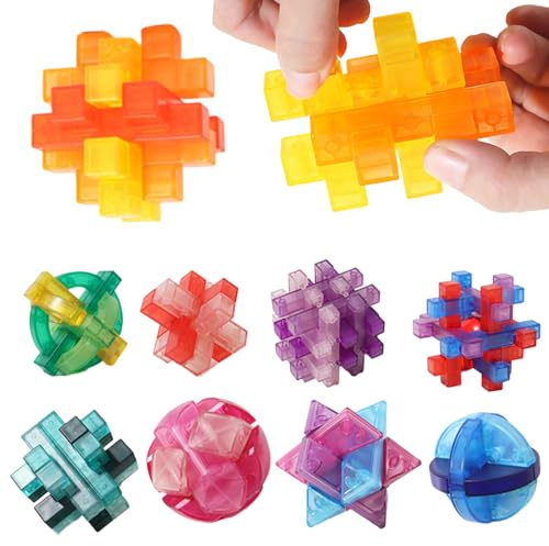 Casse-Têtes,Jeu de Construction Traditionnel Chinois | Puzzles en Bois Stimulants | pour Adultes Seniors Voyage Maison École Décoration Intérieure