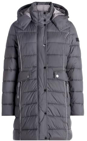 Betty Barclay Damen Steppjacke mit Abnehmbarer Kapuze