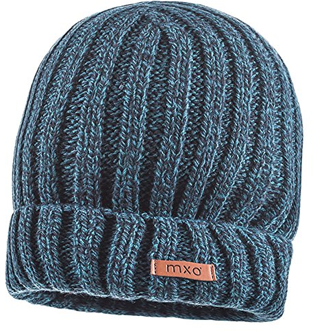 maximo Jungen Umschlagrand Mütze, Blau (petrolmeliert 3), 51/53