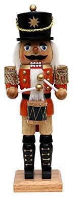 Dekohelden24 Wunderschöner Nussknacker als Trommler, ca. 24 cm.