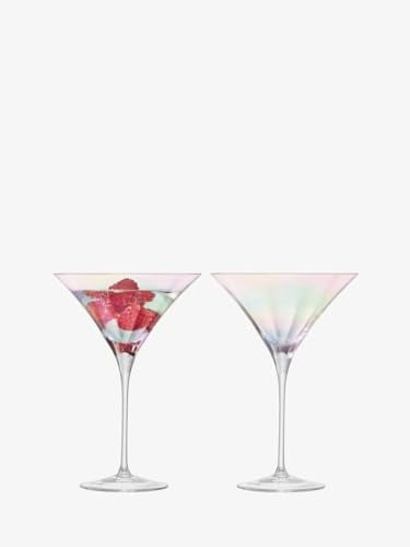 LSA International Cocktail Glass 300ml Mother of Pearl x 2