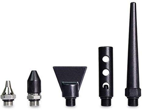 FIRSTINFO A1858R 5-Piece Multi-Purpose Nozzle Set for FIRSTINFO 2-Way Air Duster Blow Gun