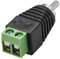 sourcing map RCA Male to AV Screw Terminal Audio Video Connector Adapter Green for CCTV Security Camera Cable Wire Ends