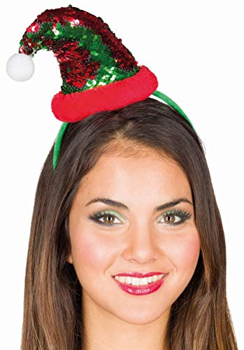 Rubie's Rubies 4170462 - Elf Wendepailletten Haarreif, ? Weihnachten ? X-Mas ?