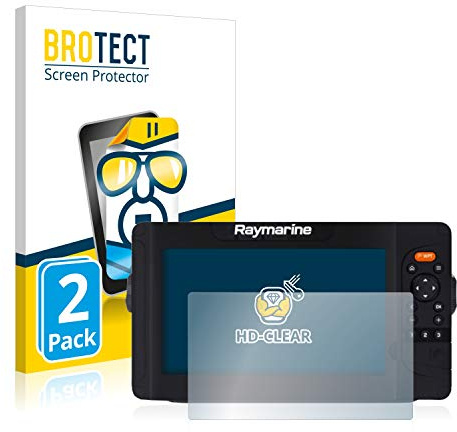 BROTECT (2 Stück Schutzfolie für Raymarine Element 9 HV Displayschutz Folie Made in Germany, Ultra-Klar