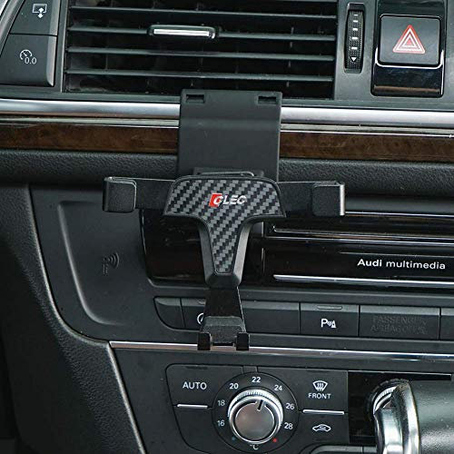 Beerte Support de téléphone de voiture pour Audi A6 2017–2018, support réglable pour grille d'aération de 2017–2018, smartphone de 4,7, 5, 5,5, 6 pouces