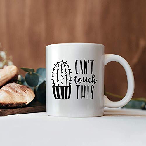 Coffee Mug for Best Gifts Funny Cactus Mug Can't Touch This Cactus Lover Mug Cactus Coffee Mug Succulent Mug Funny Mug Funny Coffee Cup Cactus Birthday Gift