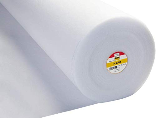 Vlieseline/Vilene Volume - Forro polar fusible H640 90 cm, color blanco, por metro
