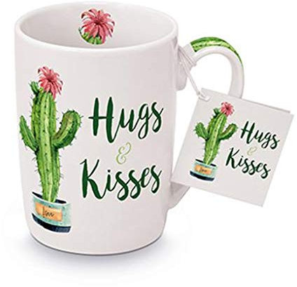 Paperproducts Design Tasse en porcelaine Motif Hugs and Kisses Ø 8 cm 250 ml