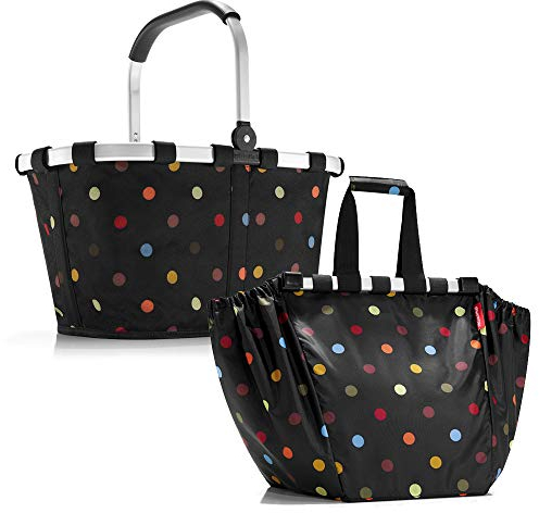 reisenthel Carrybag Einkaufskorb Einkaufstasche Easybag Shoppingtasche Korb Falttasche Einkaufskorb Picknickkorb Shoppingbag Klappkorb (dots)