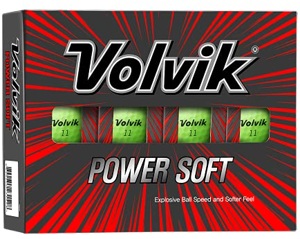 Volvik Power Golfball-Set, weich, Grün