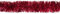 Creativery Weihnachtsgirlande 5cm x 3m - Lametta Girlande für Weihnachtsbaum - Glänzende Dekogirlande für Weihnachten - Lamettagirlande Weihnachtsbaumgirlande Partygirlande Weinrot Bordeaux